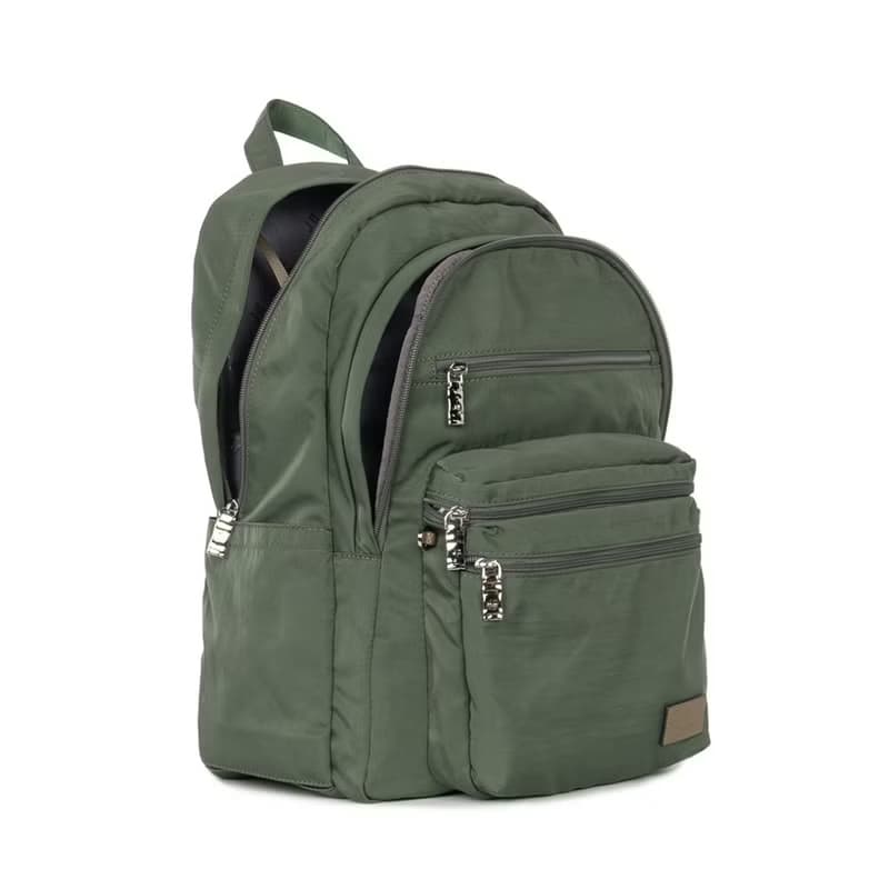 後背包-風旅雙拉鍊防潑水後背包-6003-8-多色任選