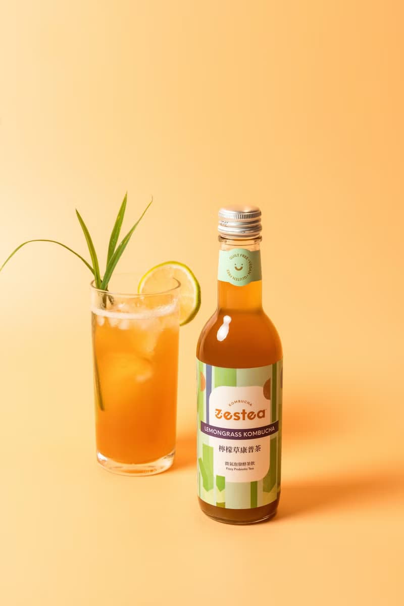 Zestea檸檬草康普茶 300ML*12瓶 (無添加、富含益生菌)
