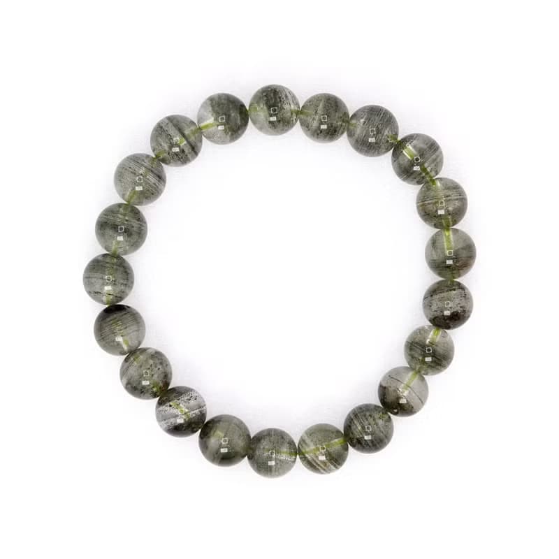 寶麗金珠寶-天然綠幽靈水晶手珠