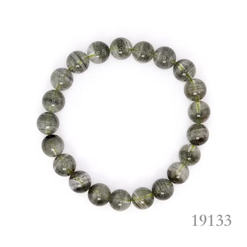 寶麗金珠寶-天然綠幽靈水晶手珠