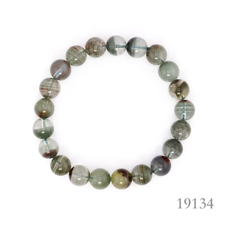 寶麗金珠寶-天然綠幽靈水晶手珠