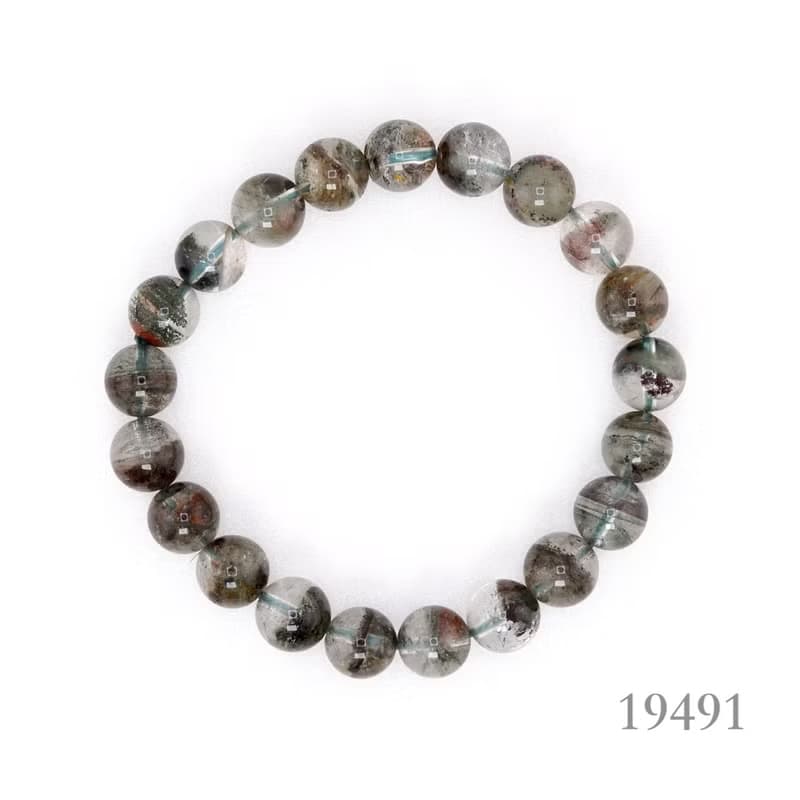 寶麗金珠寶-天然綠幽靈水晶手珠