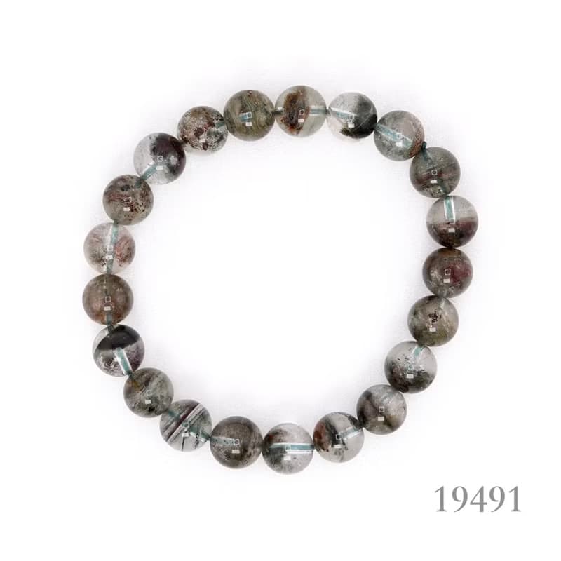 寶麗金珠寶-天然綠幽靈水晶手珠