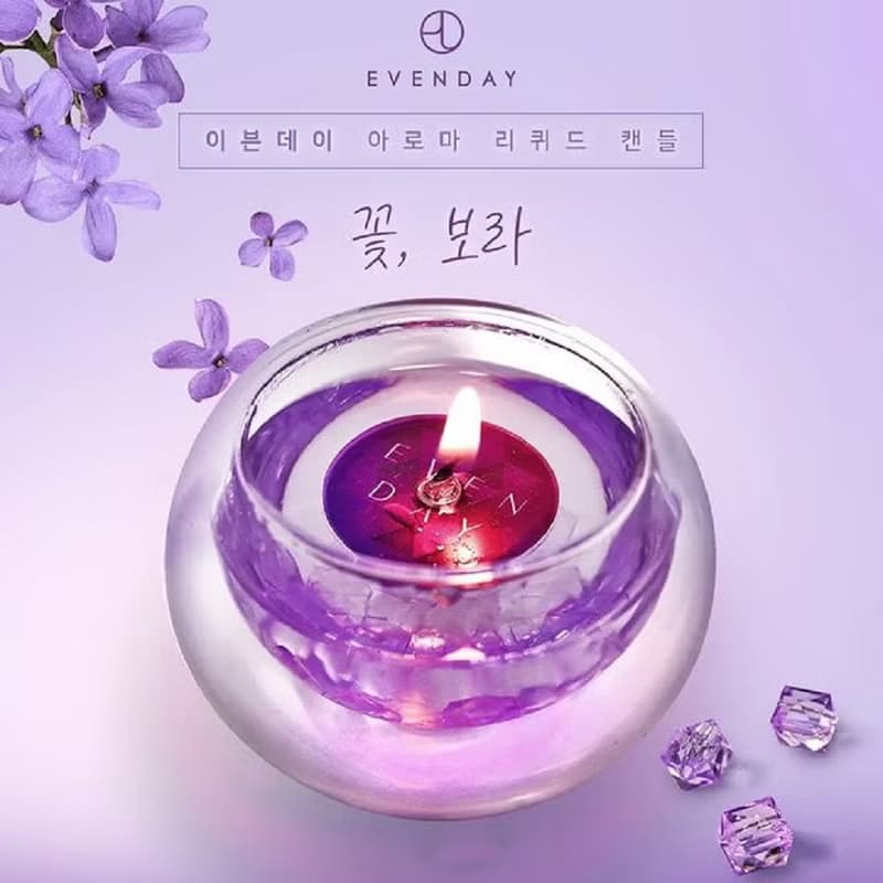 【韓國EVENDAY】 自然療癒系 DIY香氛液體蠟燭 80ml - 花瓣紛飛