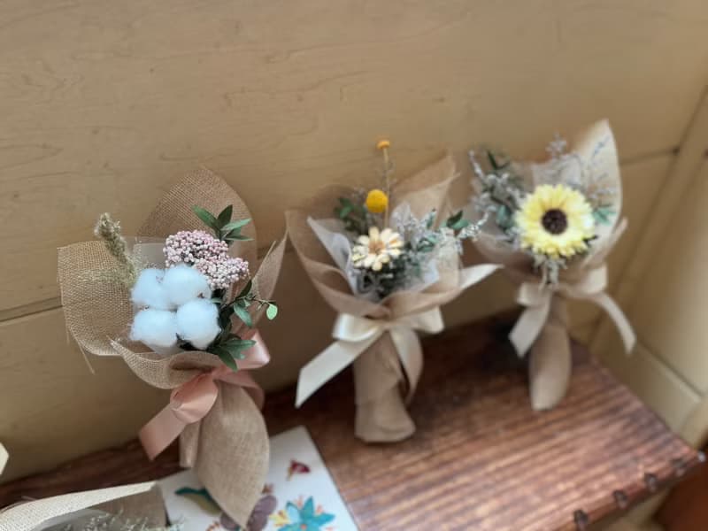 乾燥索拉畢業花束 小花束 乾燥花 畢業花