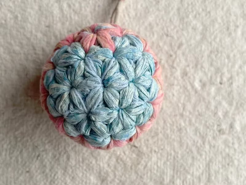 Knitting 生命之花束口御守 - 你中有我 短款