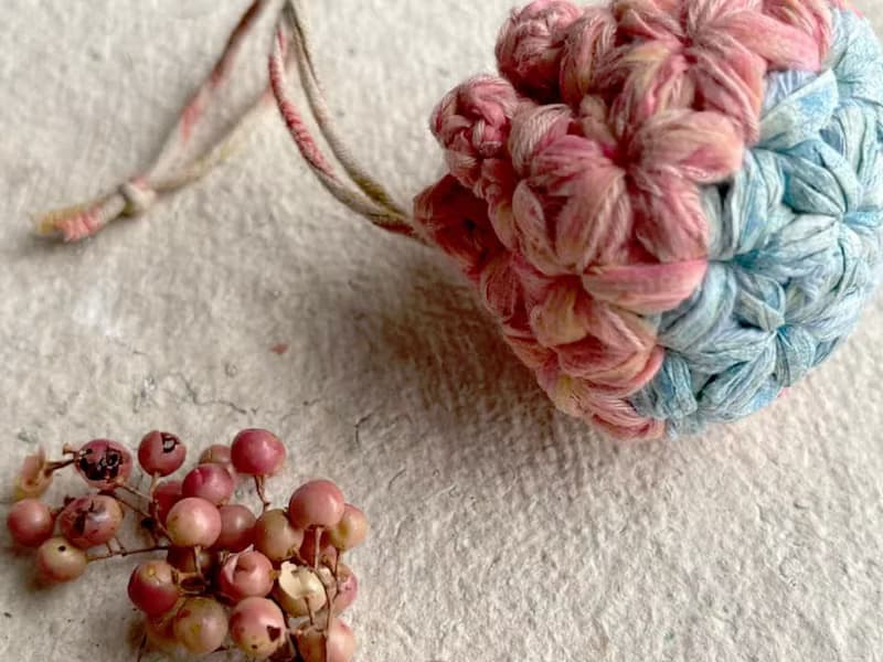 Knitting 生命之花束口御守 - 你中有我 短款