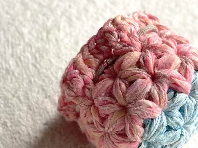 Knitting 生命之花束口御守 - 你中有我 短款