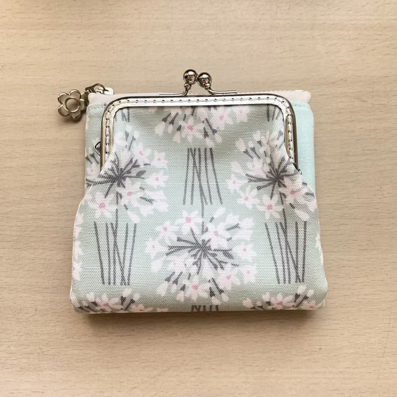 清新花束多功能口金拉鍊夾包2.0