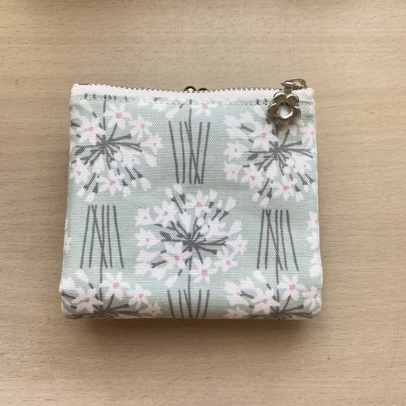 清新花束多功能口金拉鍊夾包2.0