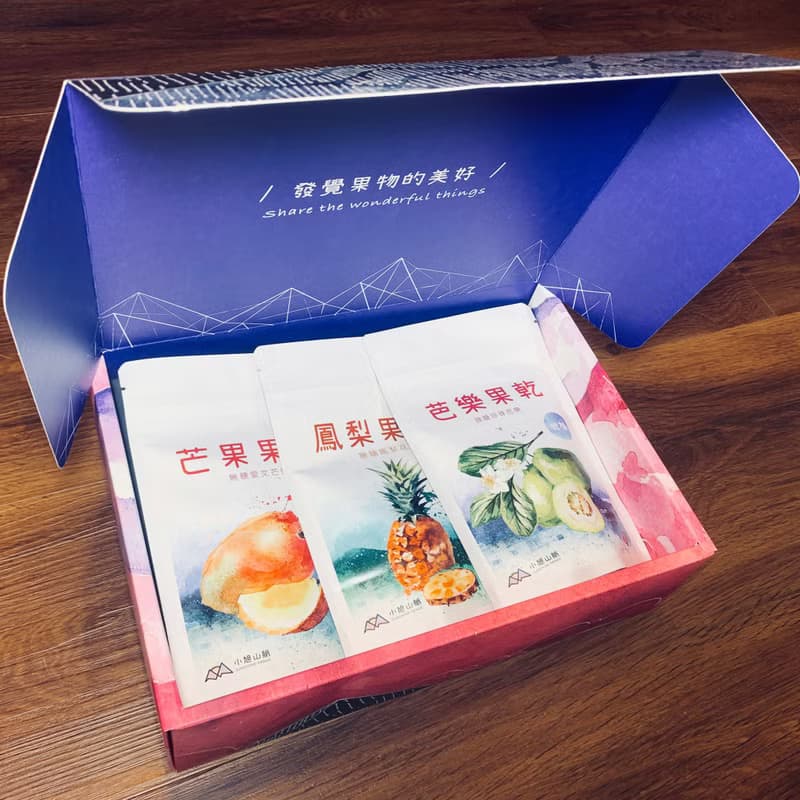 【免運組】年節果乾禮盒3盒組(芒果/鳳梨/芭樂)