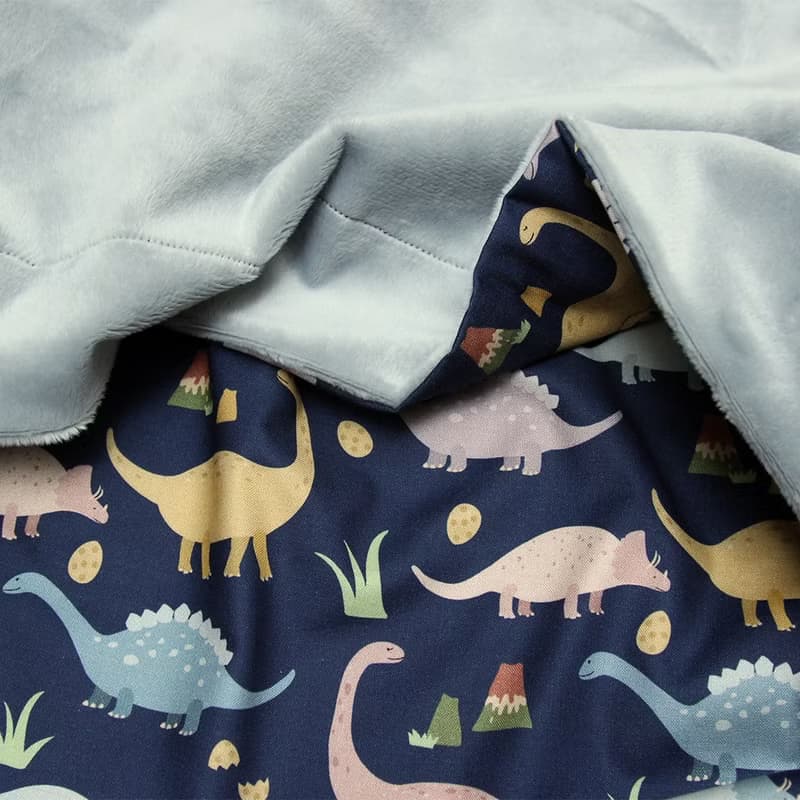 Made in korea dinosaur minky baby blanket (new born baby gift)新生兒 出産祝い, 布  ブランケッ