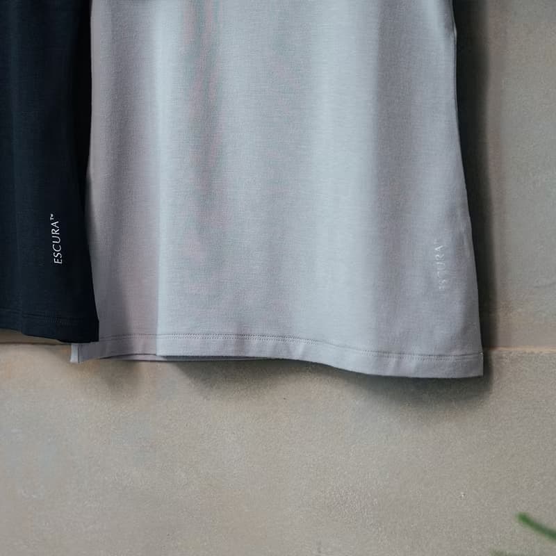 大地純淨抗敏天絲短袖-灰-敏感肌服飾