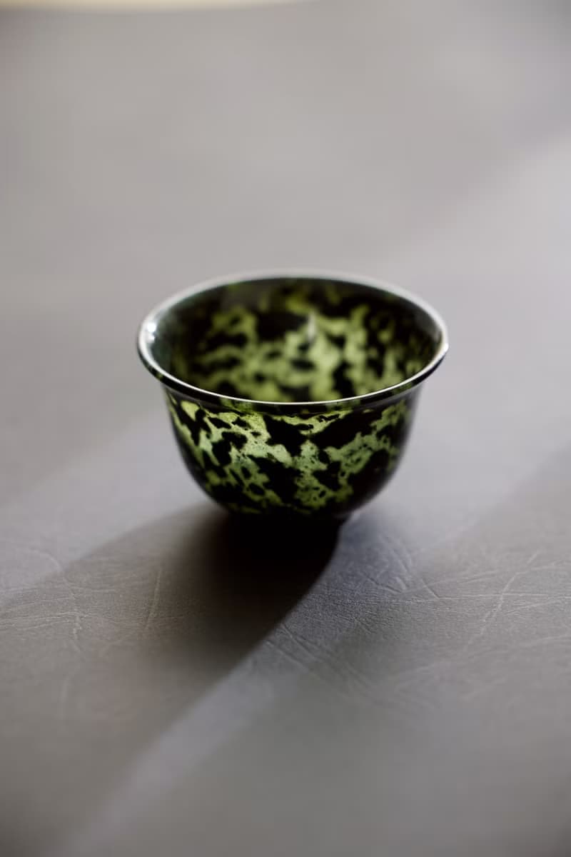 聖誕~轉運來【奇鈺家居】台灣墨玉茶杯夜光杯茶道