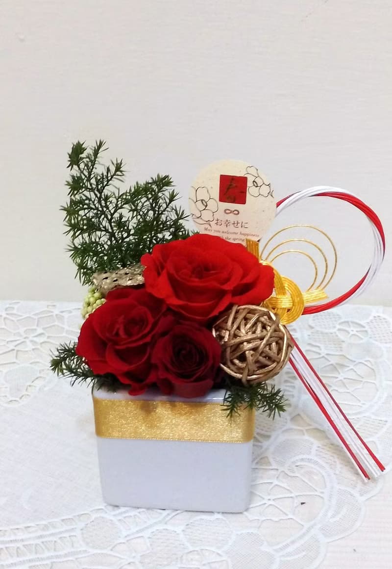  l 新春小品花禮 l *春節*新年*賀歲*祝福*感謝*裝飾*不凋花*恆星花*永生花*禮物*