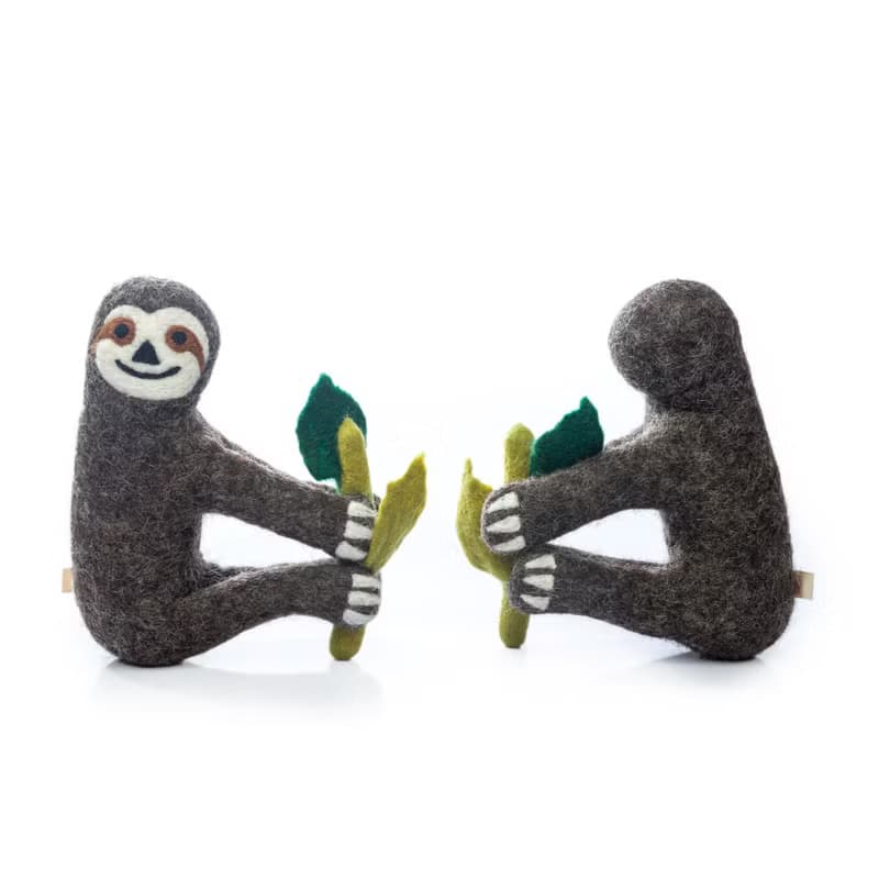 羊毛氈玩偶 / 窗簾扣・樹懶