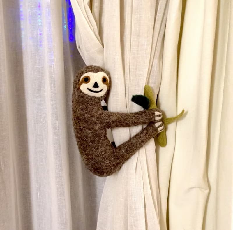 羊毛氈玩偶 / 窗簾扣・樹懶