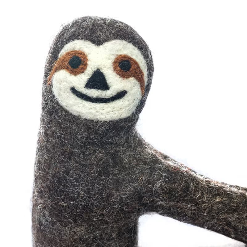 羊毛氈玩偶 / 窗簾扣・樹懶