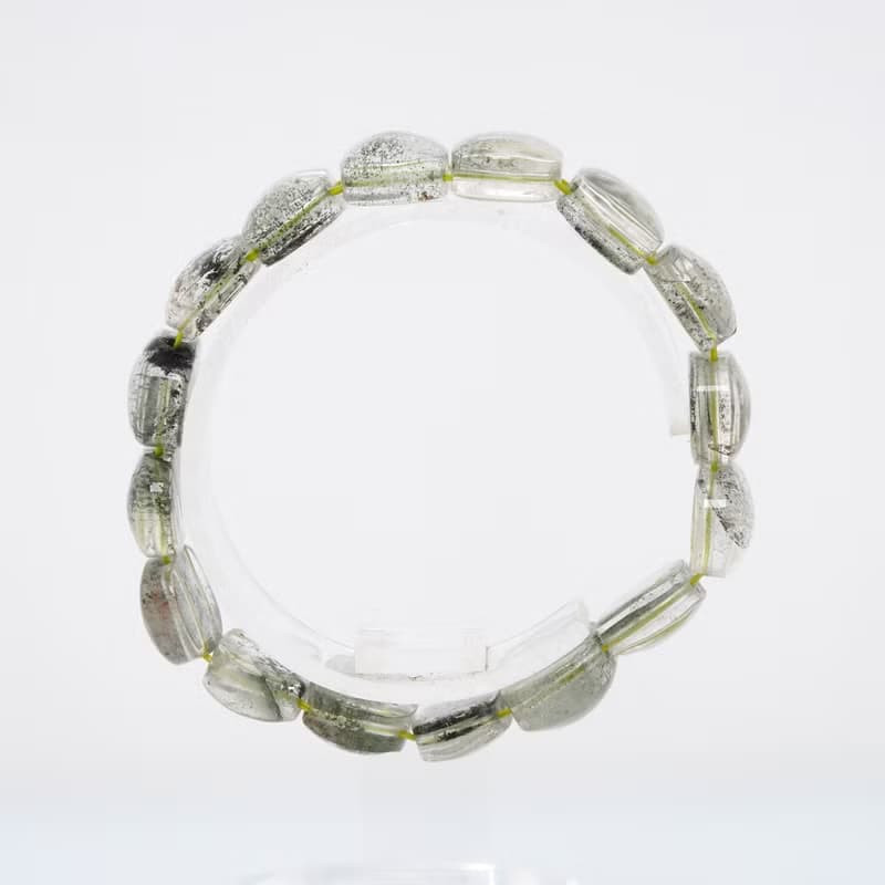 寶麗金珠寶-天然綠幽靈水晶手排