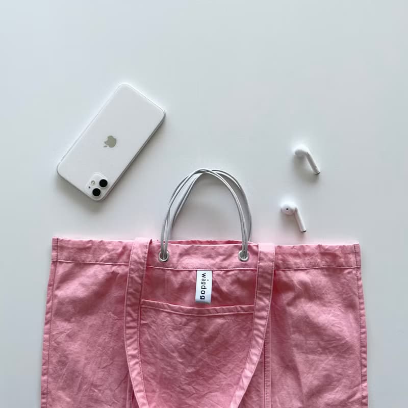 DAILY 2wayトートバッグ / pink / cotton