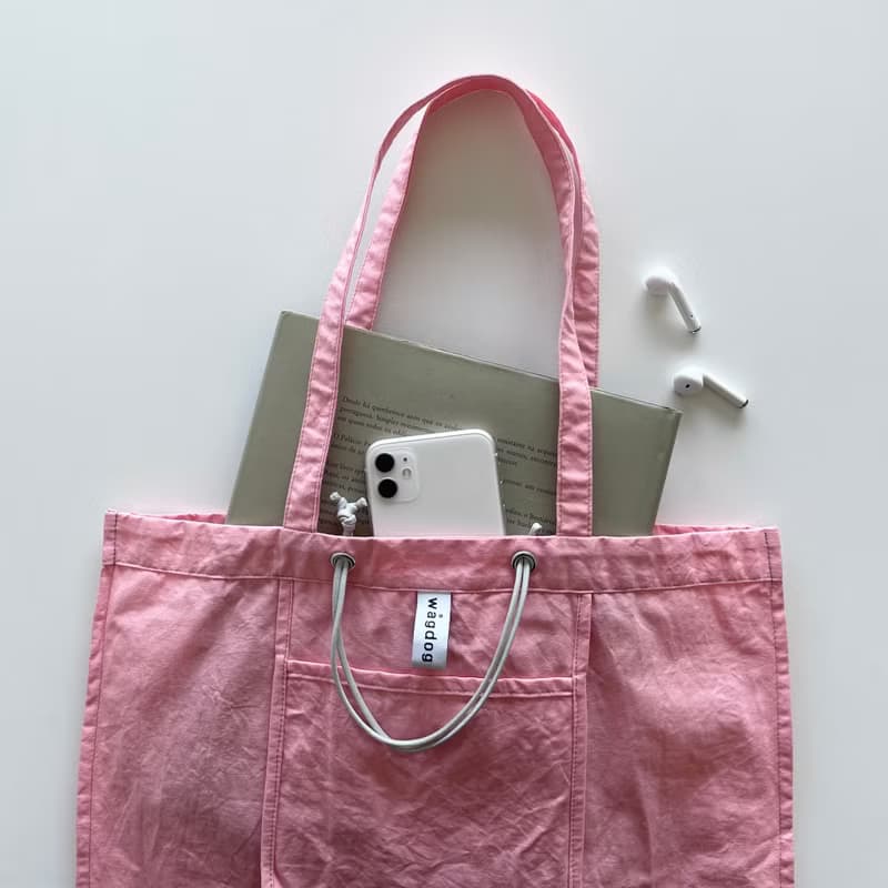 DAILY 2wayトートバッグ / pink / cotton