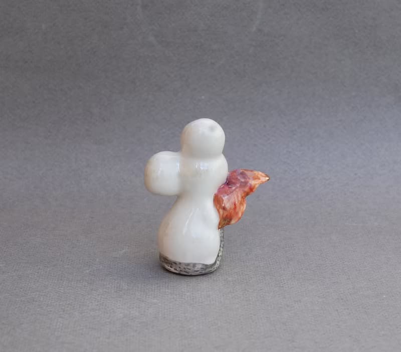 Mouse mermaid, Porcelain figurine,Shelf decor, Funny Mouse