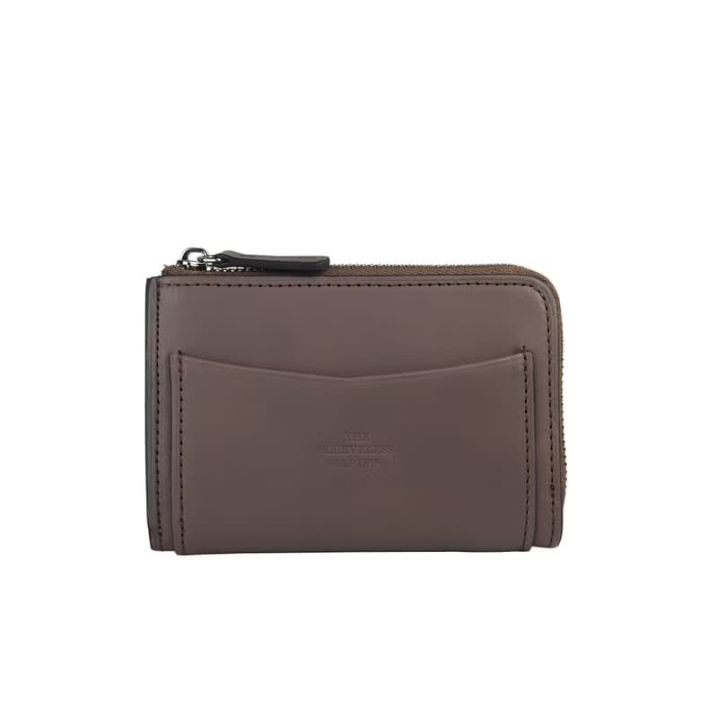 Coin zip purse /Brown