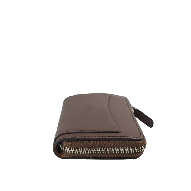Coin zip purse /Brown
