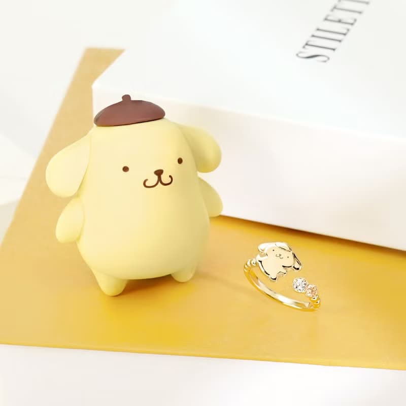 Small Gift for U系列-PomPomPurin 布丁狗禮物純銀戒指