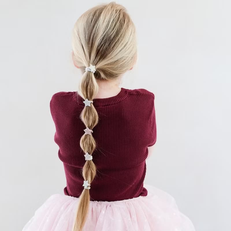 英國Mimi & Lula_AW25_Xmas閃耀星星髮束8入