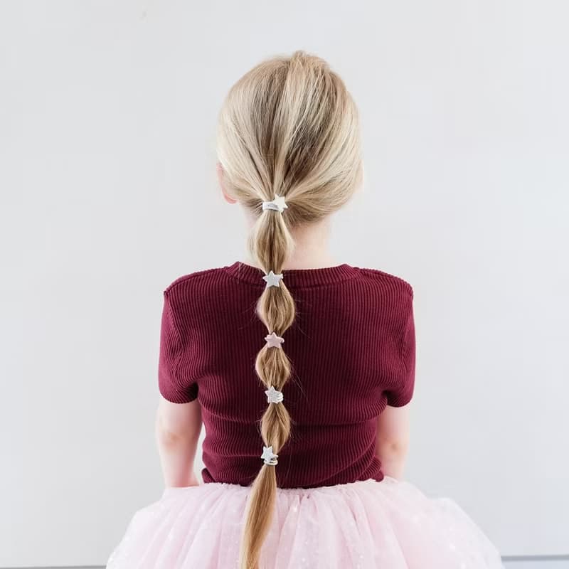 英國Mimi & Lula_AW25_Xmas閃耀星星髮束8入