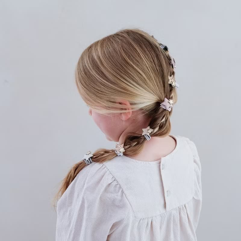 英國Mimi & Lula_AW25_Xmas閃耀星星髮束8入