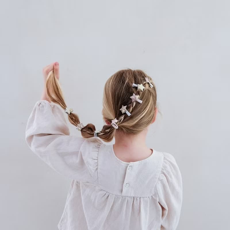 英國Mimi & Lula_AW25_Xmas閃耀星星髮束8入