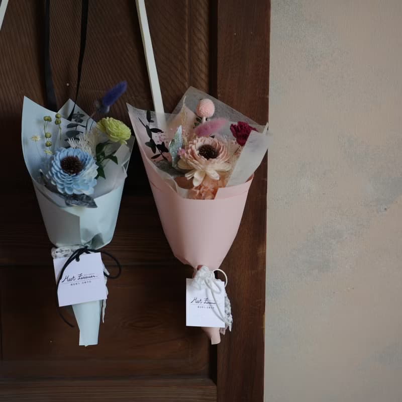 【遇見恆久】背著青春去遠方乾燥花向日葵花束 共4款