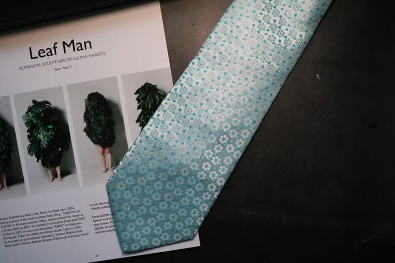 粉綠色小碎花洋氣領帶禮服搭配神器商務禮物