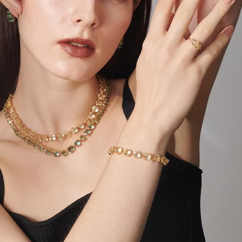 晶瑩圓鑽手鍊(共三色)