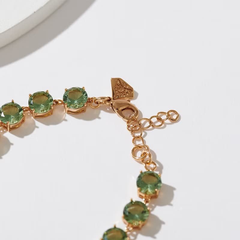 晶瑩圓鑽手鍊(共三色)