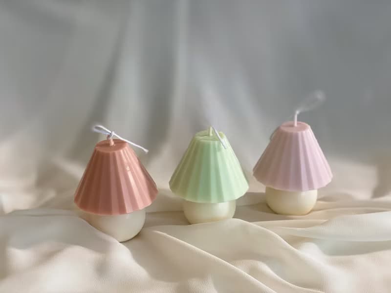 韓系 百摺檯燈造型 香氛蠟燭 歐膩必備