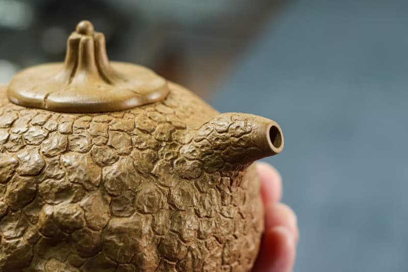 送禮紫砂壺茶壺瓜钮供春 全手工  段泥 260ml 9孔 井老师作品  此