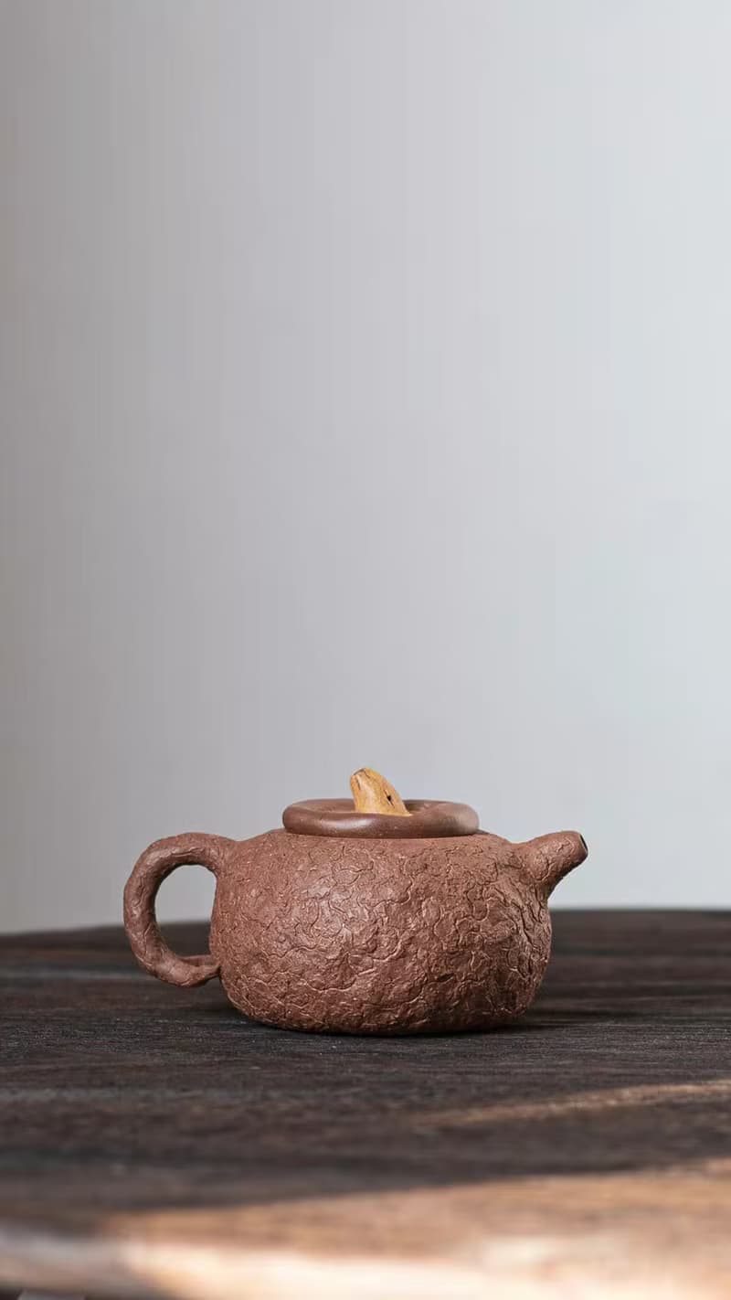 送禮紫砂壺茶壺香菇供春  容量200cc 原矿老段泥 全手工制作 创新