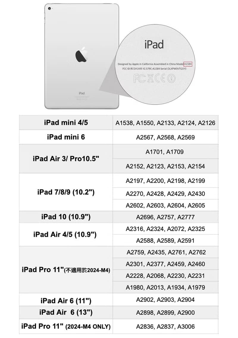 【手繪酒紅小蝴蝶結】透明磨砂書本式iPad 保護套