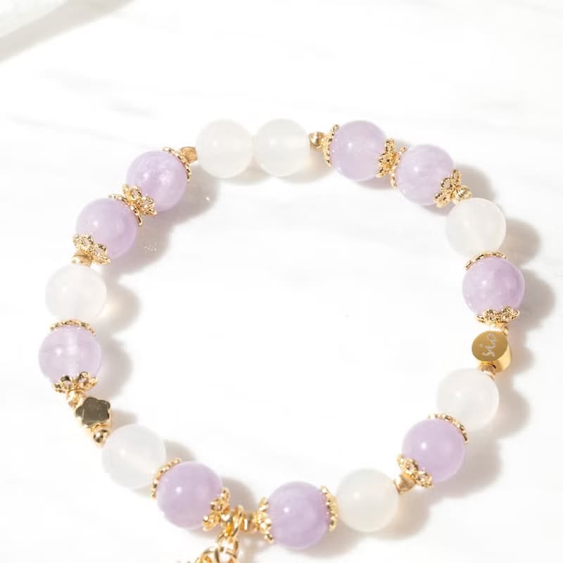 【白色大道】魔笛-白瑪瑙紫水晶手鍊