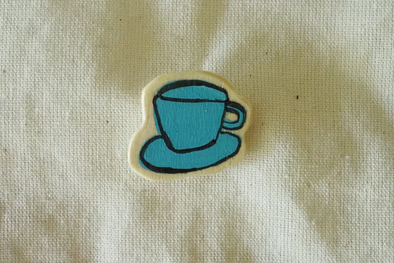 Coffee Dripper Handmade Wooden Pin