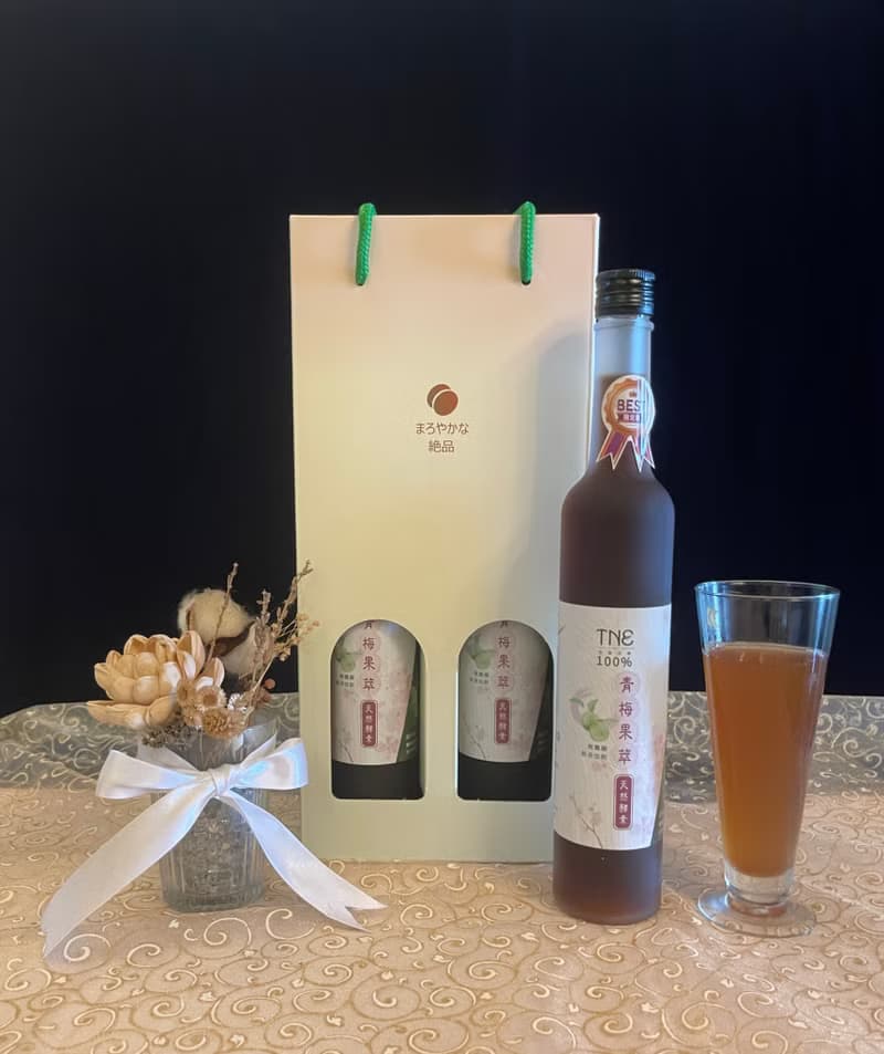 TNE尊榮禮盒2入組 (100%初萃限定+青梅酵素) 天然健康飲品 母親節