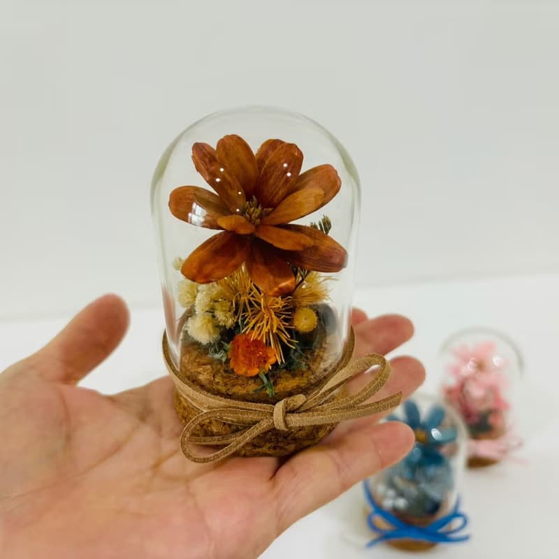 SLL關鍵字香膏 X Mei Story迷你永生花玻璃球 - 焦糖