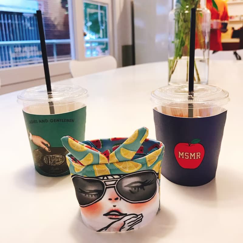 蛋定姐飲料環保杯套 飲料提袋 - 雙面兩用款