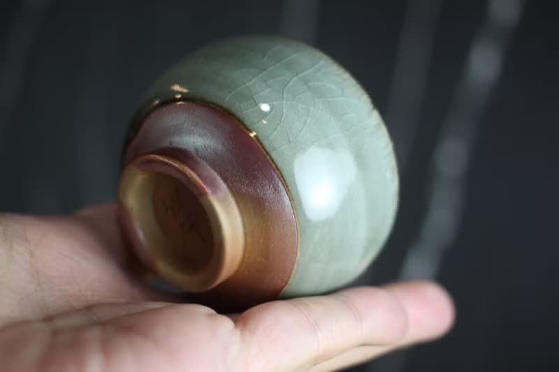 【送禮好物】70ml 柴燒 志野釉 手拉坯茶杯 名家葉敏祥手作