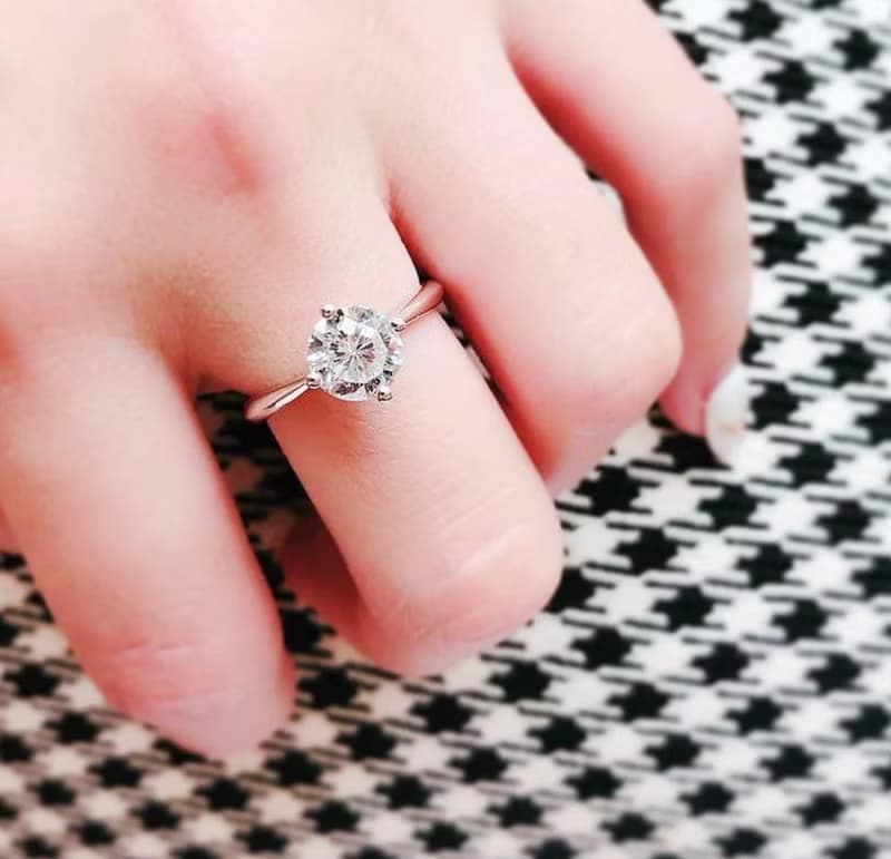 【求婚鑽戒】Deeply Love 相等的愛・純銀厚鍍18K金
