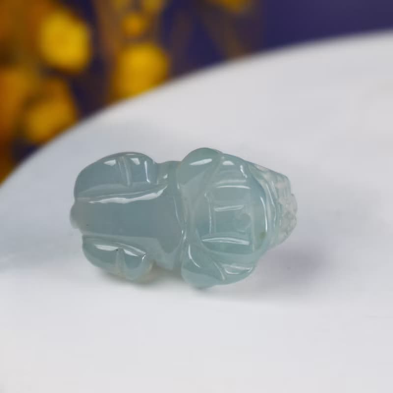 【招財神獸】冰種翡翠戰神貔貅| 天然緬甸玉翡翠 | 送禮