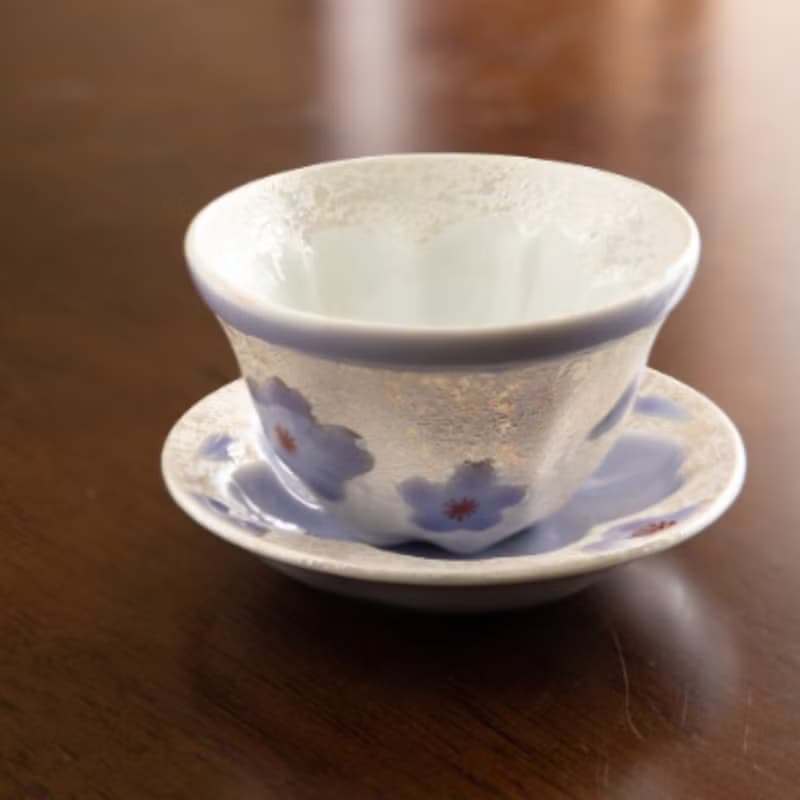 【預訂】有田燒 九州手繪彩虹紫櫻茶具套裝
